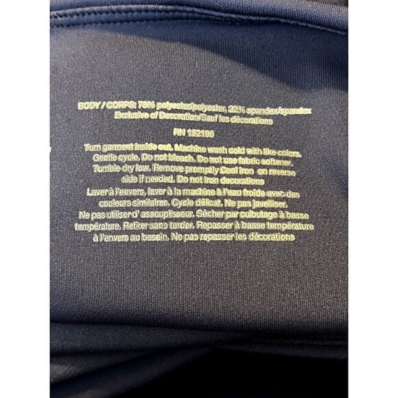 Women's Soulcycle Blue and White Exercise Yoga Pants XS Extra Small - Picture 4 of 7